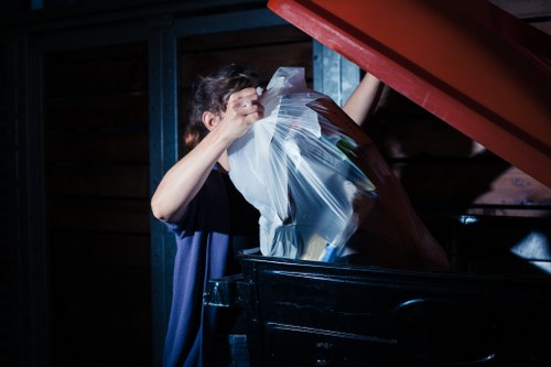 Residential waste clearance in a South East London neighborhood